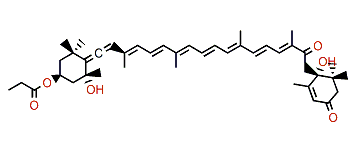 (3S,5R,6R,6'S)-3,5,6'-Trihydroxy-6,7-didehydro-5,6,7',8'-tetrahydro-beta,epsilon-carotene-3',8'-dione 3-ester